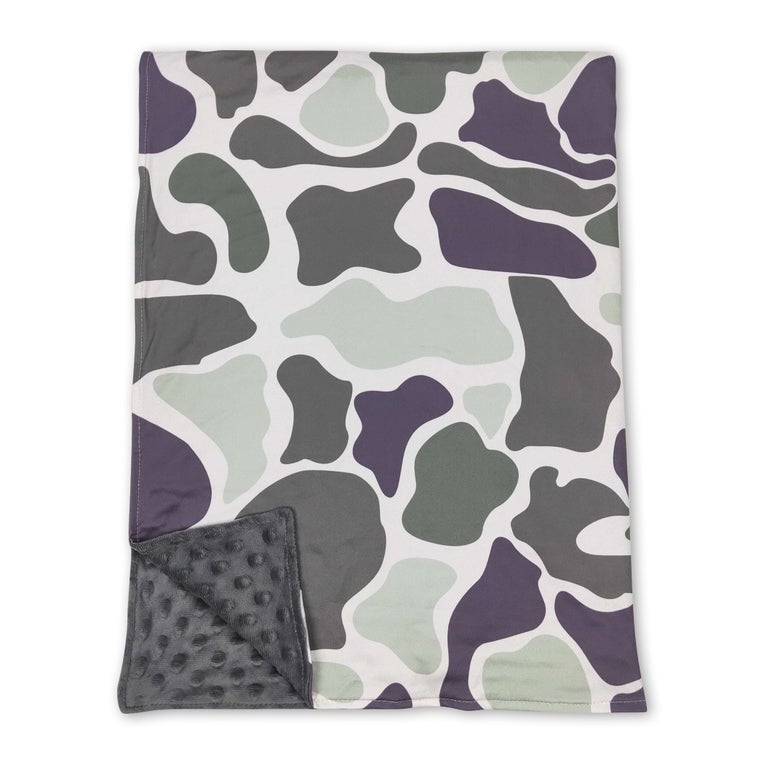 Camo minky blanket outlet